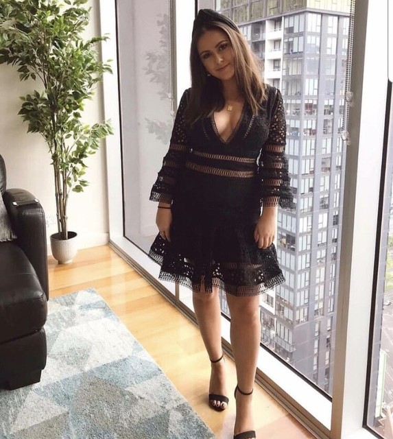 zimmermann lovelorn flutter dress black